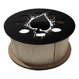 Carretilha Pipa Madeira 23cm Catraca Envio Imediato