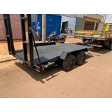 Carretinha Mini Carregadeira Reboque Case Caterpillar Cat