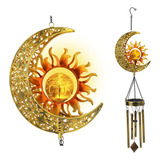 Carrilhão De Vento Solar Bola De Vidro Rachado Decoração D