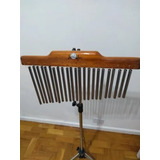 Carrilhão Simples 24 Barras Aluminio Com Pedestal