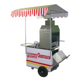 Carrinho Ambulante De Cachorro Quente Churrasco Hot Dog