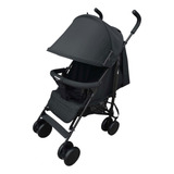 Carrinho Bebê Estilo Guarda Chuva Voyage Park 4 Rodas Cinza Cor Preto Chassi Preto