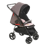 Carrinho Bebe Galzerano Maranello Reversível Grafite Preto
