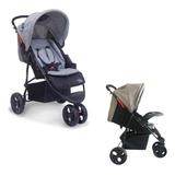 Carrinho Bebê Triciclo Baby Style Urban 3 Rodas Grandes