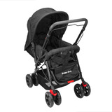 Carrinho Berço Rover Alça Reversível Prime Baby Preto