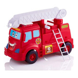 Carrinho Bombeiros Calesita Em Ação Vermelho 408