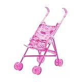 Carrinho Boneca Bebe Reborn Rosa Dobrável Menina Infantil Rosa 