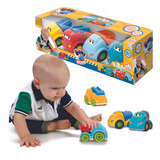 Carrinho Brinquedo Bebê Kit Infantil Miniatura