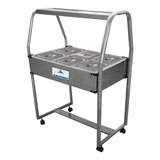 Carrinho Buffet Térmico Infantil 220v 6 Cubas Self Service