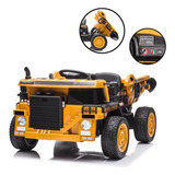 Carrinho Caminhão Caçamba Levanta Bateria 12v Com Radio Usb
