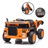 Carrinho Caminhão Caçamba Levanta Bateria 12v Com Radio Usb