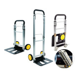 Carrinho Carro Armazém Retrátil Capacidade De Carga 90kg