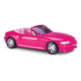Carrinho Carro Conversível P Boneca Barbie 46cm Roma