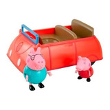 Carrinho Carro Peppa Pig E Familia Mini Figuras Veículo