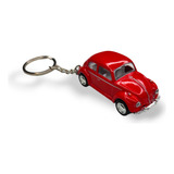 Carrinho Chaveiro Fusca 1967 Metal Coleção 1 64 Vermelho