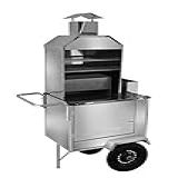 Carrinho Churrasco Churrasqueira Espetinhos Em Inox S02p Cefaz