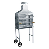 Carrinho Churrasqueira Florenca Galvanizado 60 Cm A Carvao P
