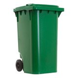 Carrinho Coletor Container 240 Litros Lixeira Grande Cores