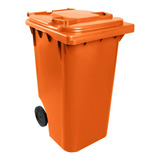 Carrinho Coletor Lixeira 240 Litros Container Contentor Lixo
