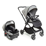 Carrinho Com Bebê Conforto Magnific Ts Trio Cinza Safety 1s