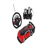 Carrinho Com Pedal E Volante Racing Control Raptor Vermelho E Preto Multikids BR1338