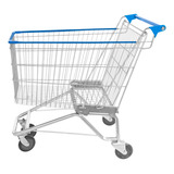 Carrinho Compras Cesto 160 Litros Supermercados Lojas