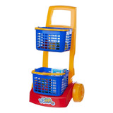 Carrinho Compras Infantil Mobi Car Usual Brinquedos Ref 338