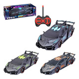 Carrinho Controle Remoto 7 Funções Heroe Car Cor Preto