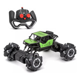 Carrinho Controle Remoto Brinquedo Pickup 4x4 Giro 360 Graus Cor Colorido Personagem Carros