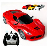 Carrinho Controle Remoto Carro Ferrari Grande Luz Ninho Boy