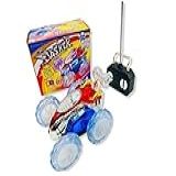 Carrinho Controle Remoto Carro Maluco Gira 360º C- Luzes Led