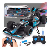 Carrinho Controle Remoto Formula 1 Recarregável Solta Fumaça