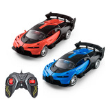 Carrinho Controle Remoto Grande Carro Brinquedo Infantil Bugatti Cor Vermelho Farol Led