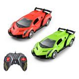 Carrinho Controle Remoto Grande Carro Brinquedo Infantil Lamborghini Cor Vermelho Farol Led