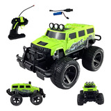 Carrinho Controle Remoto Recarregavel Carro 4x4 Off road Cor Verde