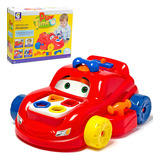 Carrinho De Atividades Play Time Cotiplás Vermelho 1951 12m
