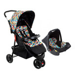 Carrinho De Bebê 3 Rodas Voyage Cax00678 Delta Ts Duo Pro Colorê Com Chassi De Cor Preto