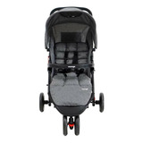 Carrinho De Bebê 3 Rodas Voyage Delta Cinza preto