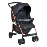 Carrinho De Bebê Compacto Rio K Burigotto Preto Cobre