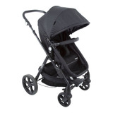 Carrinho De Bebê De Paseio Travel System Cosco Kids Travel System Poppy Ts Trio Preto mescla Com Chassi De Cor Preto