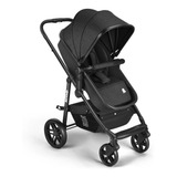 Carrinho De Bebê Multikids Beyond Com Berço Moíses Preto Bb428
