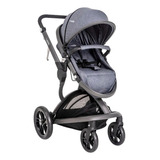 Carrinho De Bebê Quantum Melange Azul 15kg Kiddo
