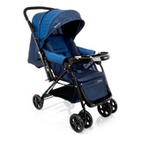 Carrinho De Bebê Reverse Cosco Kids Azul Rajado