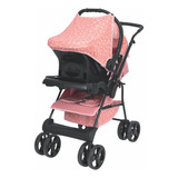 Carrinho De Bebe Reversivel Carrinhos Com Bebê Conforto Rosa