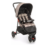 Carrinho De Bebê Toffy 03 Rodas Compacto Bege 0 Meses À 15kg Imp02161 Cosco Kids