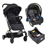 Carrinho De Bebê Zap C/ Bebê Conforto E Base Touring X
