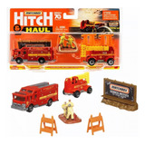Carrinho De Bombeiro E Caminhão Leve Matchbox Hitch Haul