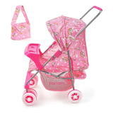 Carrinho De Boneca Bebe Reborn Luxo Milano Grande Brinde
