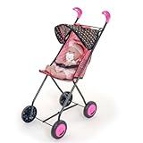Carrinho De Boneca Bebê Reborn Semi Luxo Rosa