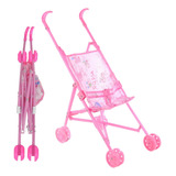 Carrinho De Boneca Brinquedo Infantil Dobravel Passeio Bebe